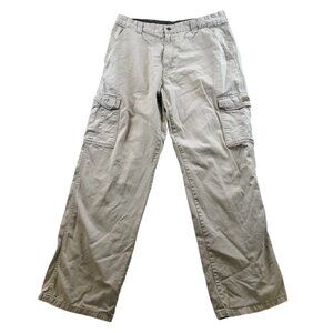 VF Jeanswear Mens Cargo Pants Size 34x34 Casual Outdoors Utility Classic Beige